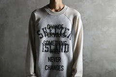 画像をギャラリービューアに読み込む, CHANGES VINTAGE REMAKE RAGLAN-DOLMAN SLEEVE SWEAT SHIRT (GREY x BEIGE)
