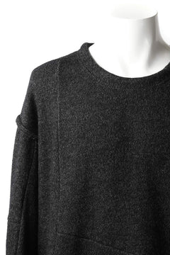 画像をギャラリービューアに読み込む, KLASICA SAB CREW PULL OVER / WOOL&COTTON JERSEY (HEATHER)