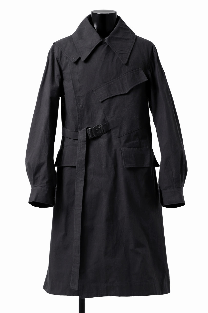画像をギャラリービューアに読み込む, ierib exclusive storm coat 1940  / boiled waxy cotton (GREY)