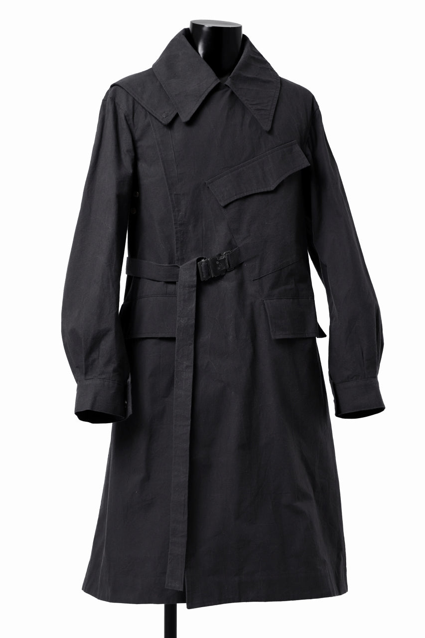 画像をギャラリービューアに読み込む, ierib exclusive storm coat 1940  / boiled waxy cotton (GREY)