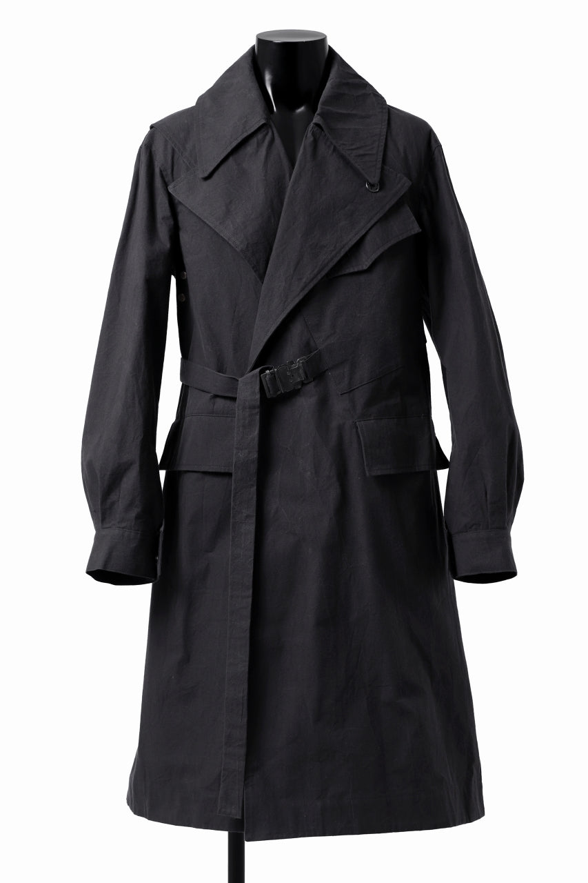 画像をギャラリービューアに読み込む, ierib exclusive storm coat 1940  / boiled waxy cotton (GREY)