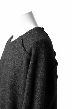 画像をギャラリービューアに読み込む, KLASICA SAB CREW PULL OVER / WOOL&COTTON JERSEY (HEATHER)