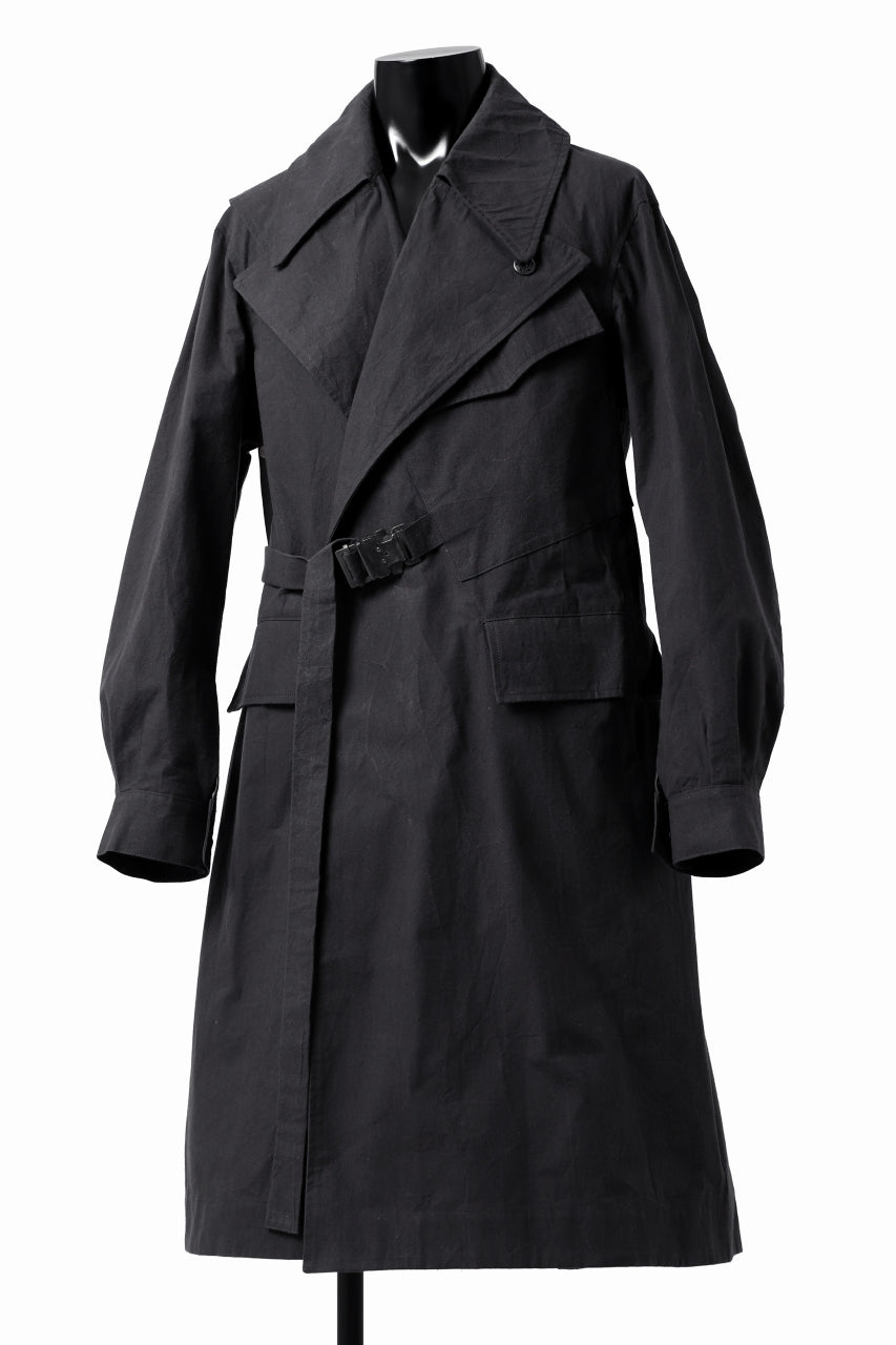 画像をギャラリービューアに読み込む, ierib exclusive storm coat 1940  / boiled waxy cotton (GREY)