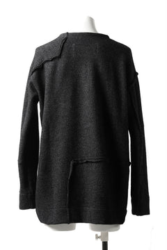 画像をギャラリービューアに読み込む, KLASICA SAB CREW PULL OVER / WOOL&COTTON JERSEY (HEATHER)