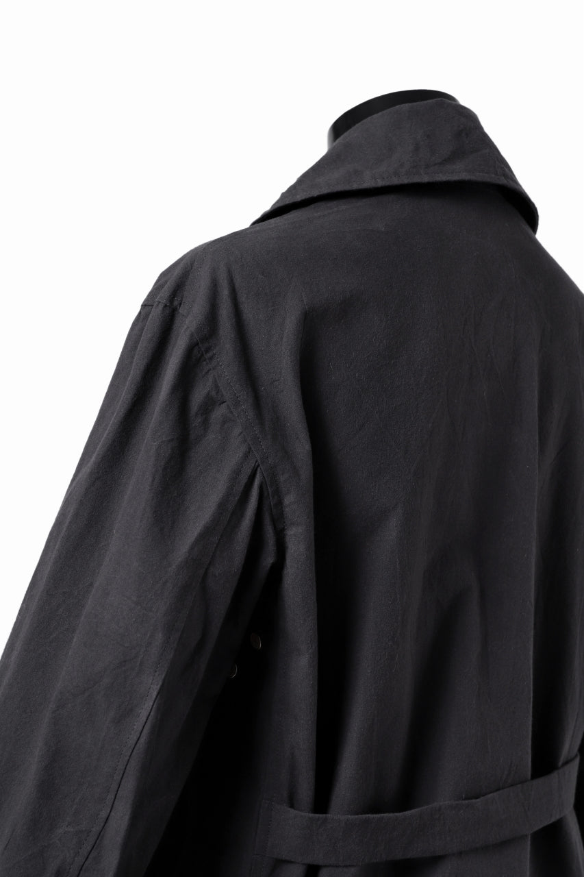 画像をギャラリービューアに読み込む, ierib exclusive storm coat 1940  / boiled waxy cotton (GREY)