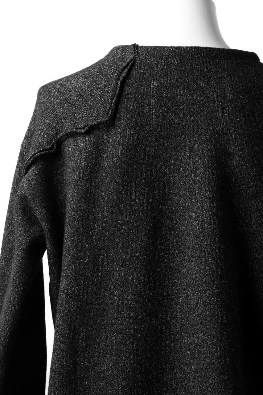 画像をギャラリービューアに読み込む, KLASICA SAB CREW PULL OVER / WOOL&COTTON JERSEY (HEATHER)