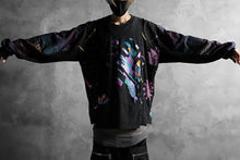 画像をギャラリービューアに読み込む, CHANGES VINTAGE REMAKE QUARTET PANEL LONG SLEEVE TEE (MULTI BLACK #A)