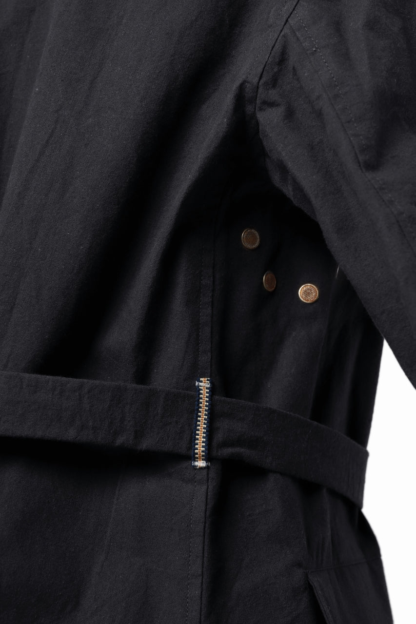 画像をギャラリービューアに読み込む, ierib exclusive storm coat 1940  / boiled waxy cotton (GREY)