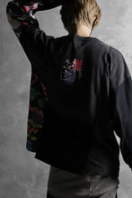 画像をギャラリービューアに読み込む, CHANGES VINTAGE REMAKE QUARTET PANEL LONG SLEEVE TEE (MULTI BLACK #B)