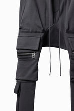 画像をギャラリービューアに読み込む, A.F ARTEFACT FLAP ZIP SARROUEL SKINNY PANTS / COTTON SWEAT (GREY)