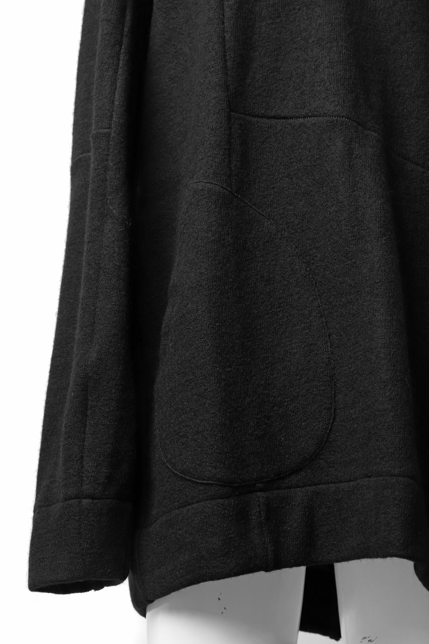 画像をギャラリービューアに読み込む, KLASICA SAB CREW PULL OVER / WOOL&COTTON JERSEY (BLACK)