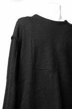 画像をギャラリービューアに読み込む, KLASICA SAB CREW PULL OVER / WOOL&COTTON JERSEY (BLACK)