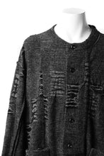 画像をギャラリービューアに読み込む, KLASICA TIP SAB-GENOU CARDIGAN-COAT / TECH INTERSIA PILE (MIX GREY)