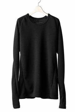 画像をギャラリービューアに読み込む, A.F ARTEFACT exclusive RAGLAN PULL OVER TOPS / EXLANWOOL® (BLACK)