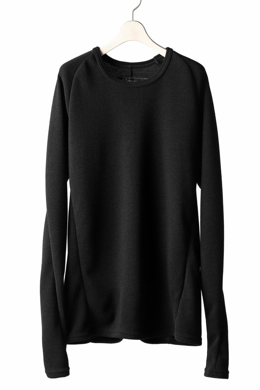 画像をギャラリービューアに読み込む, A.F ARTEFACT exclusive RAGLAN PULL OVER TOPS / EXLANWOOL® (BLACK)
