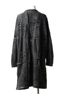 画像をギャラリービューアに読み込む, KLASICA TIP SAB-GENOU CARDIGAN-COAT / TECH INTERSIA PILE (MIX GREY)