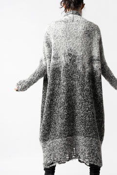 画像をギャラリービューアに読み込む, thomkrom RELAX LONG KNIT CARDIGAN/ ALPACA (MELANGE)
