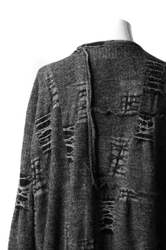 画像をギャラリービューアに読み込む, KLASICA TIP SAB-GENOU CARDIGAN-COAT / TECH INTERSIA PILE (MIX GREY)