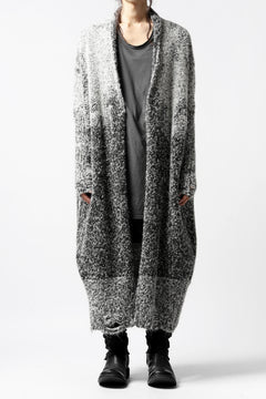 画像をギャラリービューアに読み込む, thomkrom RELAX LONG KNIT CARDIGAN/ ALPACA (MELANGE)