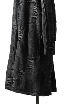 画像をギャラリービューアに読み込む, KLASICA TIP SAB-GENOU CARDIGAN-COAT / TECH INTERSIA PILE (MIX GREY)