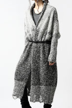 画像をギャラリービューアに読み込む, thomkrom RELAX LONG KNIT CARDIGAN/ ALPACA (MELANGE)