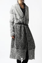 画像をギャラリービューアに読み込む, thomkrom RELAX LONG KNIT CARDIGAN/ ALPACA (MELANGE)