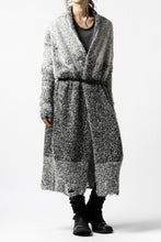 画像をギャラリービューアに読み込む, thomkrom RELAX LONG KNIT CARDIGAN/ ALPACA (MELANGE)