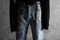 画像をギャラリービューアに読み込む, CHANGES VINTAGE REMAKE DENIM STRAIGHT PANTS / RARE DENIM (INDIGO #B)