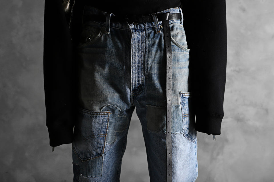 画像をギャラリービューアに読み込む, CHANGES VINTAGE REMAKE DENIM STRAIGHT PANTS / RARE DENIM (INDIGO #B)