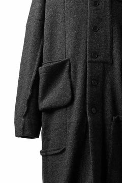 画像をギャラリービューアに読み込む, KLASICA SAB GENOU CARDIGAN-COAT / WOOL&COTTON JERSEY (HEATHER)