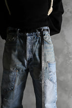 画像をギャラリービューアに読み込む, CHANGES VINTAGE REMAKE DENIM STRAIGHT PANTS / RARE DENIM (INDIGO #B)