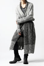 画像をギャラリービューアに読み込む, thomkrom RELAX LONG KNIT CARDIGAN/ ALPACA (MELANGE)