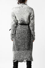 画像をギャラリービューアに読み込む, thomkrom RELAX LONG KNIT CARDIGAN/ ALPACA (MELANGE)