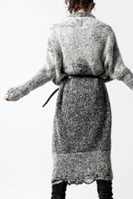 画像をギャラリービューアに読み込む, thomkrom RELAX LONG KNIT CARDIGAN/ ALPACA (MELANGE)