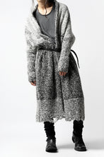 画像をギャラリービューアに読み込む, thomkrom RELAX LONG KNIT CARDIGAN/ ALPACA (MELANGE)