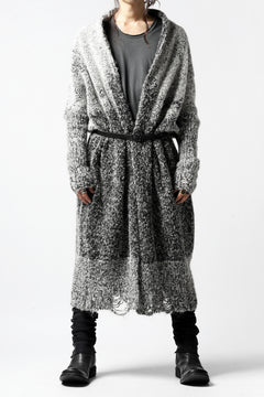 画像をギャラリービューアに読み込む, thomkrom RELAX LONG KNIT CARDIGAN/ ALPACA (MELANGE)