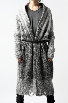 画像をギャラリービューアに読み込む, thomkrom RELAX LONG KNIT CARDIGAN/ ALPACA (MELANGE)