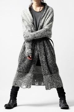 画像をギャラリービューアに読み込む, thomkrom RELAX LONG KNIT CARDIGAN/ ALPACA (MELANGE)