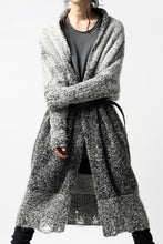 画像をギャラリービューアに読み込む, thomkrom RELAX LONG KNIT CARDIGAN/ ALPACA (MELANGE)