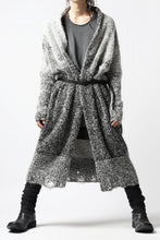 画像をギャラリービューアに読み込む, thomkrom RELAX LONG KNIT CARDIGAN/ ALPACA (MELANGE)