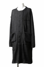 画像をギャラリービューアに読み込む, KLASICA SAB GENOU CARDIGAN-COAT / WOOL&COTTON JERSEY (HEATHER)