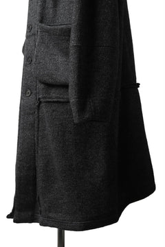 画像をギャラリービューアに読み込む, KLASICA SAB GENOU CARDIGAN-COAT / WOOL&COTTON JERSEY (HEATHER)