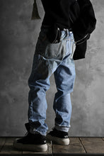 画像をギャラリービューアに読み込む, CHANGES VINTAGE REMAKE DENIM STRAIGHT PANTS / RARE DENIM (INDIGO #B)