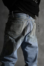 画像をギャラリービューアに読み込む, CHANGES VINTAGE REMAKE DENIM STRAIGHT PANTS / RARE DENIM (INDIGO #B)