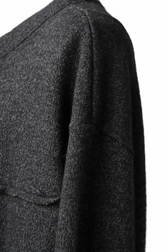 画像をギャラリービューアに読み込む, KLASICA SAB GENOU CARDIGAN-COAT / WOOL&COTTON JERSEY (HEATHER)