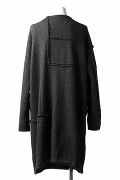 画像をギャラリービューアに読み込む, KLASICA SAB GENOU CARDIGAN-COAT / WOOL&COTTON JERSEY (HEATHER)