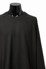 画像をギャラリービューアに読み込む, COLINA TUCK SWEAT TOP / SUPER 140s WASHABLE WOOL (EBONY)