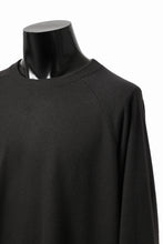 画像をギャラリービューアに読み込む, COLINA TUCK SWEAT TOP / SUPER 140s WASHABLE WOOL (EBONY)