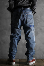 画像をギャラリービューアに読み込む, CHANGES VINTAGE REMAKE PATCHWORK DENIM TAPERED PANTS / VINTAGE DENIM (INDIGO #A)