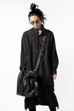 画像をギャラリービューアに読み込む, ierib exclusive 2way Doctors Bag with Strap Belt / FVT Oiled Horse (BLACK)